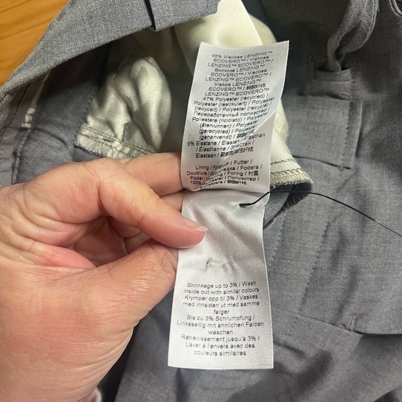 EUC Ganni- Drapey Melange Mid Waist Pants. Size US 6- EU 38 - Picture 9 of 16